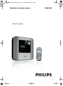 Manuál Philips WAK3300 Přehrávač médií