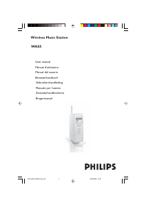 Bruksanvisning Philips WAS5 Mediaspelare