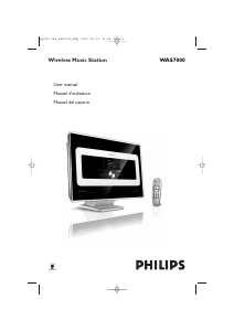 Manual de uso Philips WAS700 Reproductor multimedia