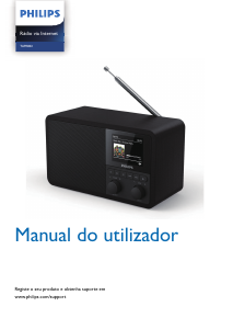 Manual Philips TAPR802 Rádio