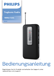 Bedienungsanleitung Philips TAR1506 Radio