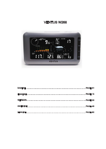 Manual Ventus W266 Weather Station