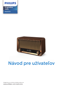 Návod Philips TAVS700 Rádio