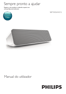 Manual Philips SBT550WHI Altifalante