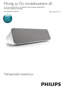 Használati útmutató Philips SBT550WHI Hangszóró