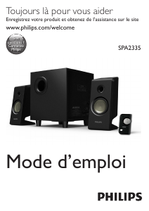 Mode d’emploi Philips SPA2335 Haut-parleur