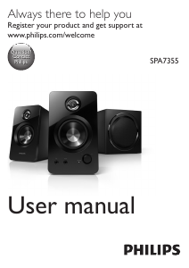 Manual Philips SPA7355 Speaker