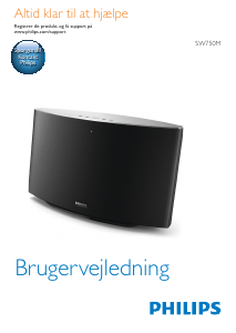 Brugsanvisning Philips SW750M Højttaler