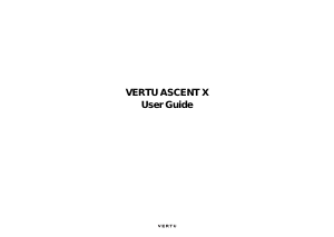 Handleiding Vertu Ascent 2010 RM-589V Mobiele telefoon