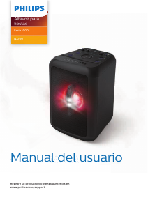 Manual de uso Philips TANX100 Altavoz