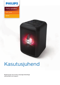 Kasutusjuhend Philips TANX100 Kõlar