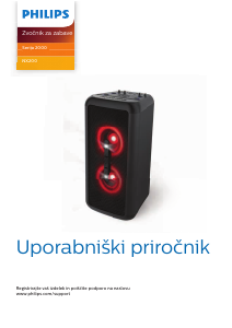 Priročnik Philips TANX200 Zvočnik