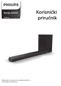 Priručnik Philips TAPB603 Zvučnik