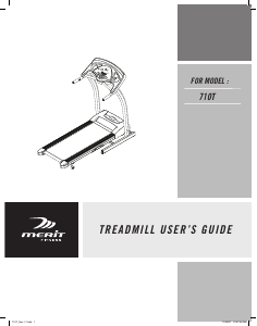 Manual Merit 710T Treadmill