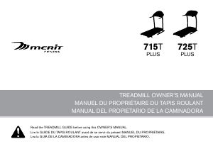 Manual Merit 715T Plus Treadmill