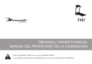 Manual Merit 715T Treadmill