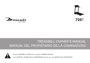 Manual Merit 725T Treadmill