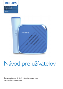 Návod Philips TAS4405N Reproduktor