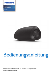 Bedienungsanleitung Philips TAS5305 Lautsprecher