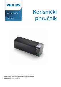 Priručnik Philips TAS7505 Zvučnik