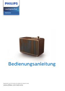Bedienungsanleitung Philips TAVS300 Lautsprecher