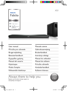 Manual Philips XS1 Difuzor