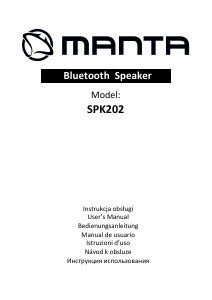 Manuál Manta SPK202 Reproduktor