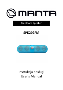 Instrukcja Manta SPK202FM Głośnik