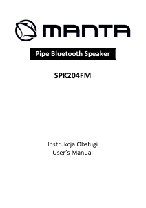 Instrukcja Manta SPK204FM Głośnik