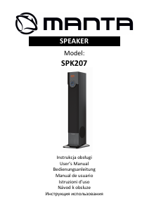Manual Manta SPK207 Speaker