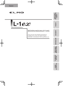 Bedienungsanleitung Elmo L-1ex Dokumentenkamera
