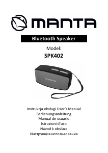 Manual Manta SPK402 Speaker