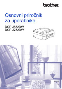 Priročnik Brother DCP-J552DW Večfunkcijski tiskalnik