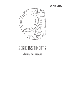 Manual de uso Garmin Instinct 2S Solar Smartwatch