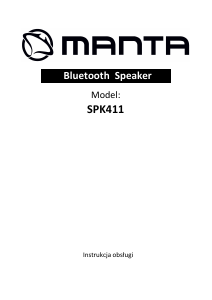 Instrukcja Manta SPK411 Głośnik