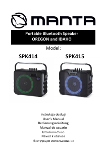 Manual Manta SPK414 Oregon Speaker