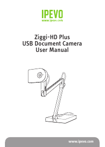 Manual IPEVO Ziggi-HD Plus Document Camera