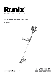 Manual Ronix 4554 Brush Cutter