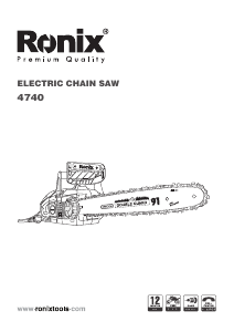 Manual Ronix 4740 Chainsaw