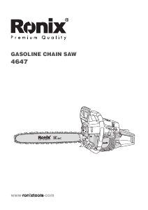 Manual Ronix 4647 Chainsaw