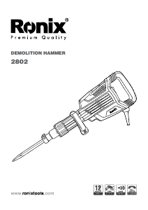 Manual Ronix 2802 Demolition Hammer
