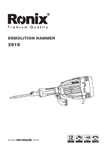 Manual Ronix 2818 Demolition Hammer