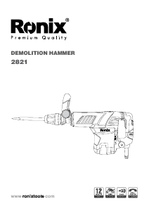 Manual Ronix 2821 Demolition Hammer