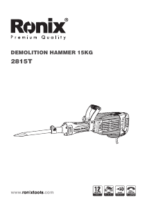 Manual Ronix 2815T Demolition Hammer