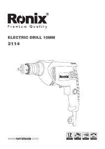 Handleiding Ronix 2114 Klopboormachine