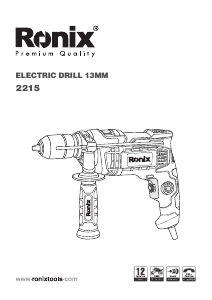 Manual Ronix 2215 Impact Drill