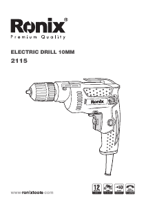 Manual Ronix 2115 Impact Drill