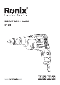 Manual Ronix 2121 Impact Drill