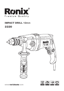 Manual Ronix 2220 Impact Drill