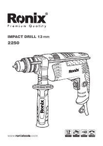 Handleiding Ronix 2250 Klopboormachine